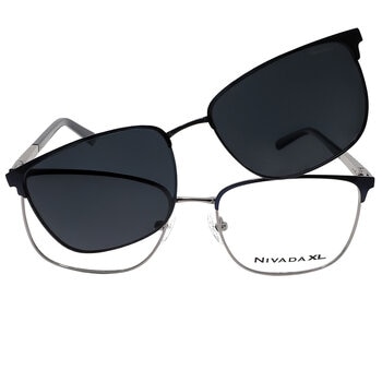 Nivada CNX.X295F.0GUN.57 Armazón Oftálmico + Clip Solar Polarizado Nivada CNX.X295F.0GUN.57 Armazón Oftálmico + Clip Solar Polarizado