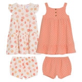 Koala Kids Conjunto para Niñas Rosa 24 Meses