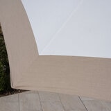 SunVilla, Sombrilla de 3.3 m Con Borde Color Beige