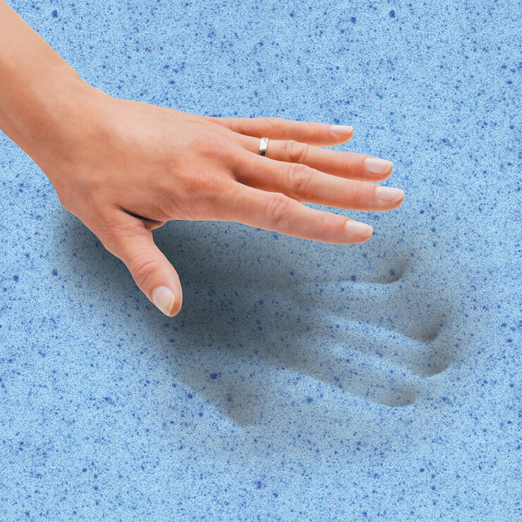 Novaform Cubre Colchón de Espuma de Memoria de Gel, Queen