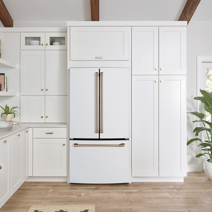 Cafe Refrigerador 19' French Door Color Blanco