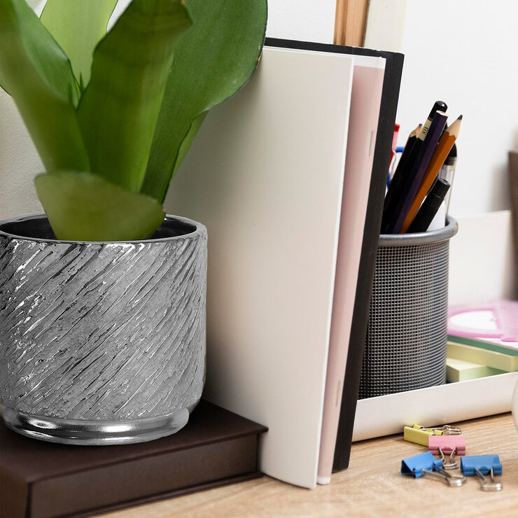 CADAVAL , Macetas Verona Plateadas