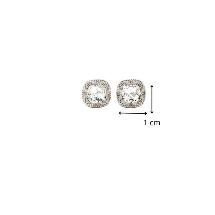 Mayfer, Juego de Collar y Aretes, Plata .925, con Cristal Austríaco Mayfer, Juego de Collar y Aretes, Plata .925, con Cristal Austríaco
