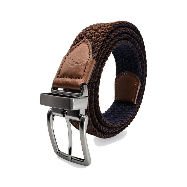 Tommy Bahama Cinturón Reversible para Caballero Café Grande/Extra Grande Tommy Bahama Cinturón Reversible para Caballero Café Grande/Extra Grande