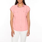Buffalo David Bitton Blusa para Dama Rosa Grande