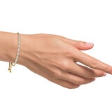 Pulsera, de Diamantes 0.30 CTW, Oro Amarillo 14K