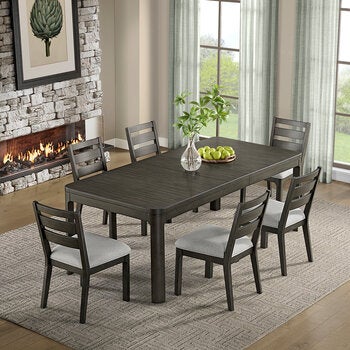 Universal Broadmoore Furniture, Midland, Juego de Comedor de 7 piezas