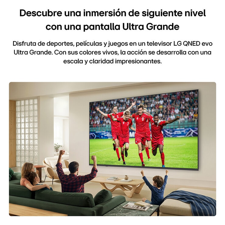 LG Pantalla 75" QNED Miniled 4K Smart TV LG Pantalla 75" QNED Miniled 4K Smart TV