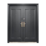 International Door Supply, Puerta de Seguridad Sofia Doble Gris Oxford