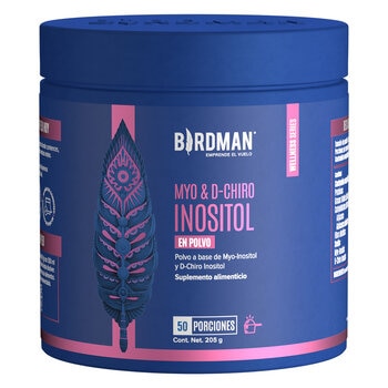Birdman Myo&D-Chiro Inositol en Polvo 205 gr