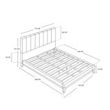 Violanti, Cama Queen Gris