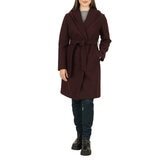 Nine West Abrigo para Dama Vino Grande