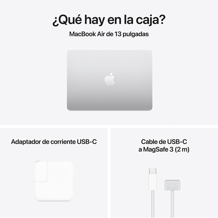 Apple MacBook Air 13" Chip M4 512GB Plata Apple MacBook Air 13" Chip M4 512GB Plata