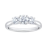 Anillo, 1.00ctw Diamantes, Oro Blanco de 14K Anillo, 1.00ctw Diamantes, Oro Blanco de 14K