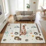 Fisher Price, Tapete de Juego Doble Vista Forest Wonder