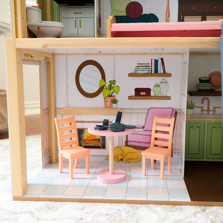 Casa de Muñecas de Madera Casa de Muñecas de Madera