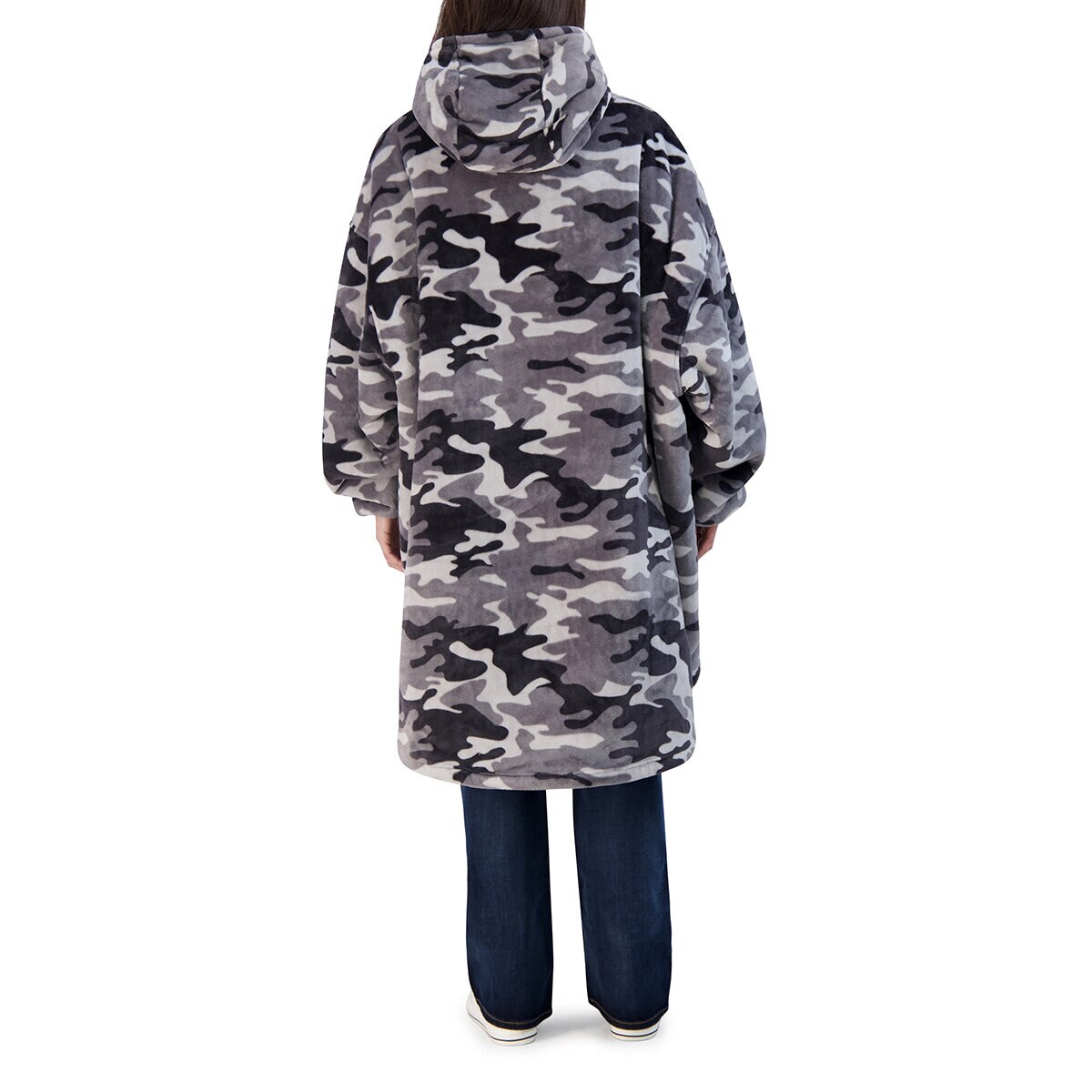 The Wayy Big Hoodie Sudadera Unisex Gris Unitalla