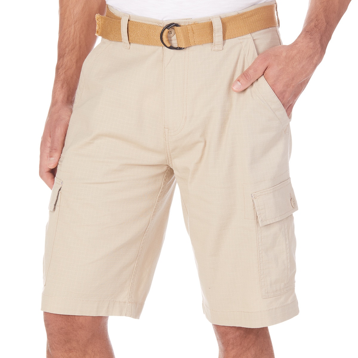Wearfirst, Shorts tipo Cargo con Cinturón para Caballero Costco México