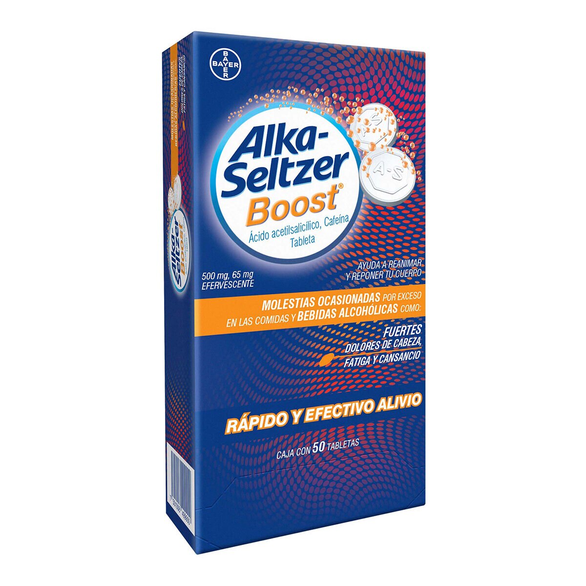 Alka Seltzer Boost 50 Tabletas Efervescentes Alka Seltzer Boost 50 Tabletas Efervescentes