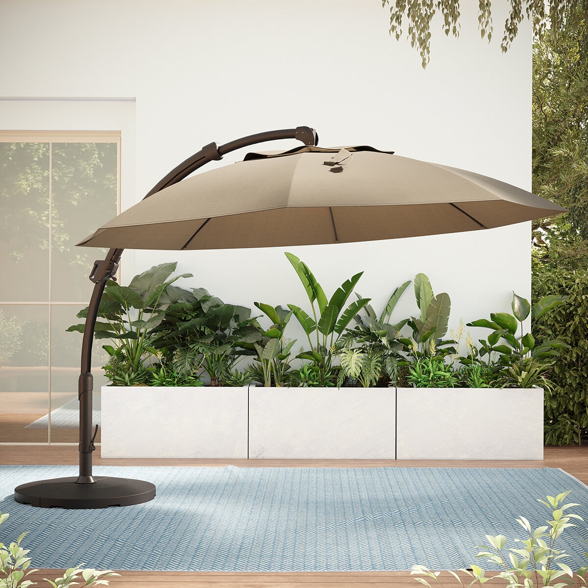 Seasons Sentry, Sombrilla Redonda en Voladizo de 3.5 m