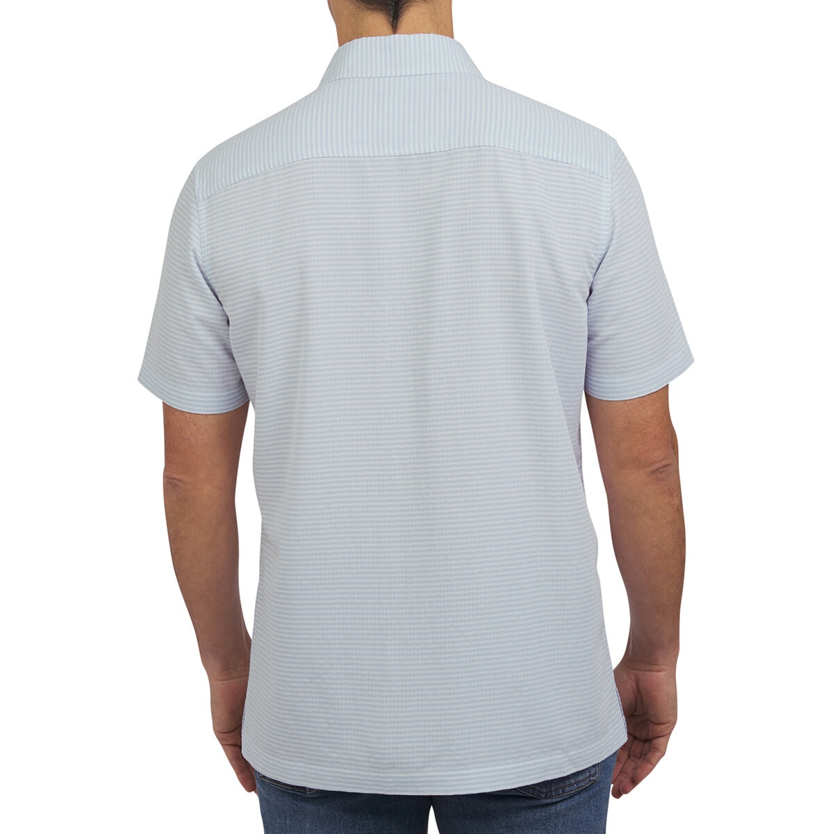 Lands End Camisa para Caballero Azul Mediana Lands End Camisa para Caballero Azul Mediana