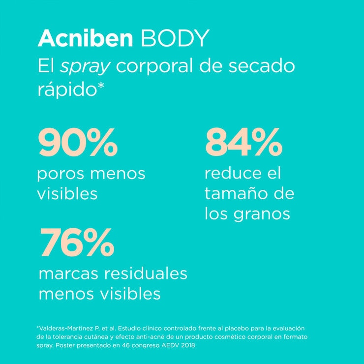 Isdin Acniben Body reduccion de granos corporales spray 150Ml