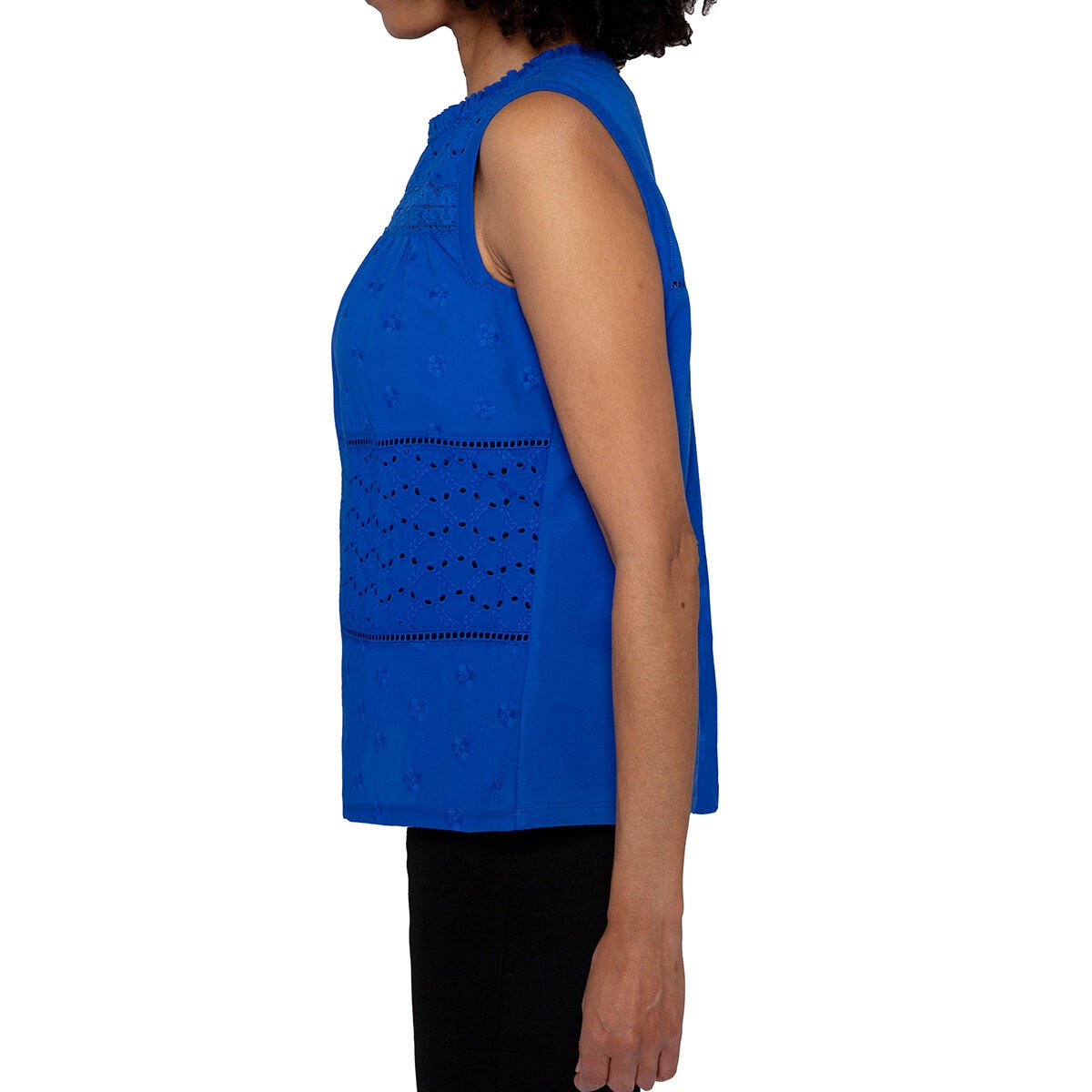 Mario Serrani Italy Blusa para Dama Azul Extra Grande