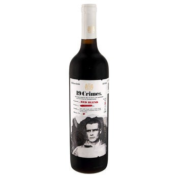 19 Crimes Red Blend Vino Tinto 750 ml 19 Crimes Red Blend Vino Tinto 750 ml