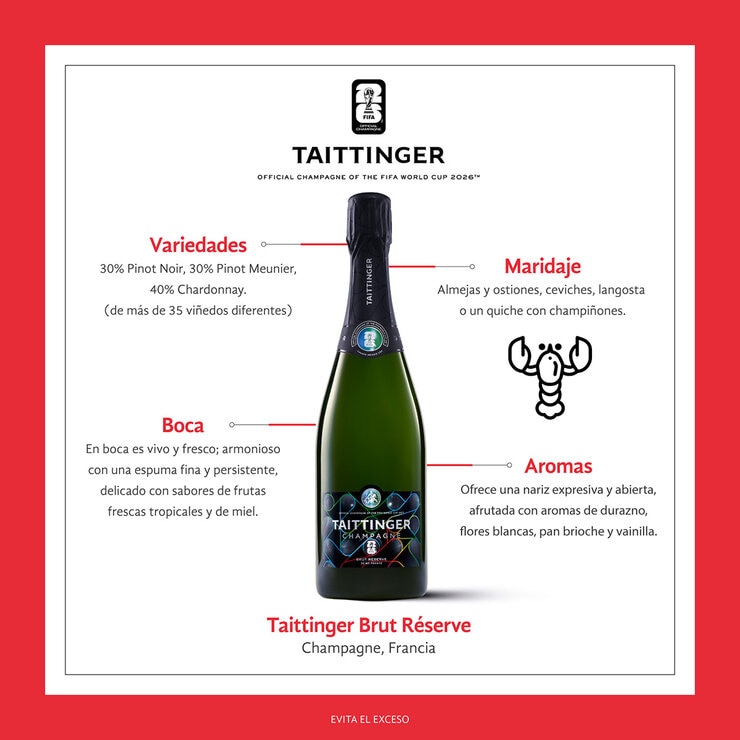 Champagne Taittinger Brut Réserve Edición Especial 750 ml Champagne Taittinger Brut Réserve Edición Especial 750 ml
