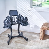 Echelon Set de Mancuernas de Peso Ajustable con Soporte