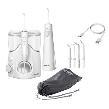 Waterpik, Irrigador Bucal Ultra Plus + Cordless Enhance