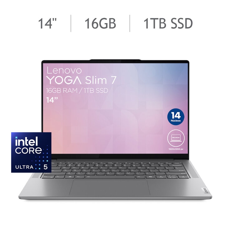 Lenovo Yogabook Slim 7 Laptop 14" Full HD Intel Core Ultra 5 16GB 1TB SSD