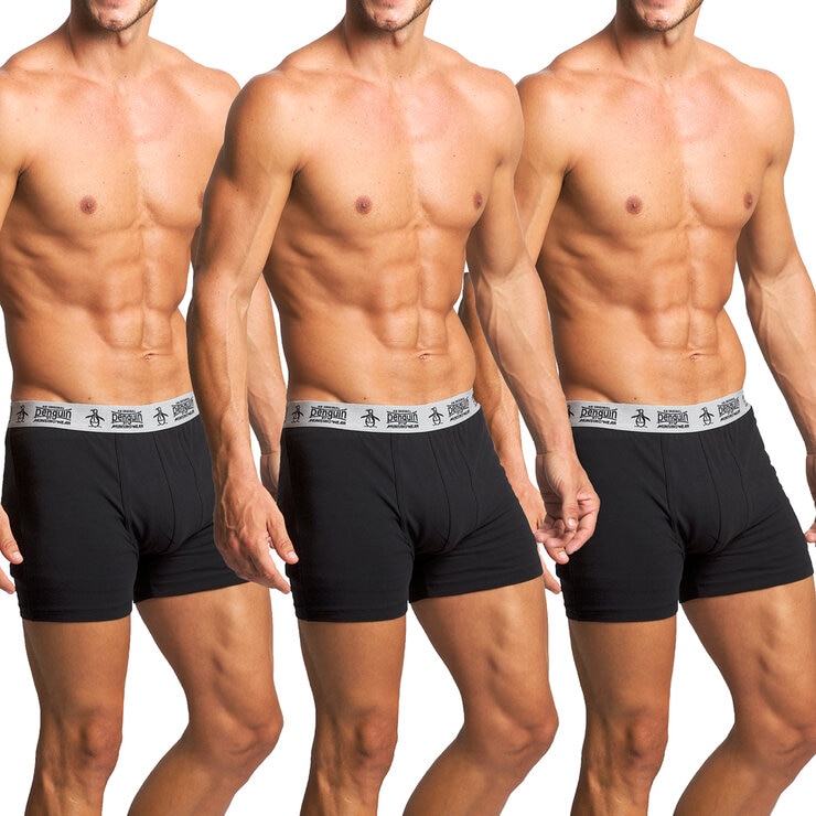 An Original Penguin Boxer para Caballero 3 piezas Negro Mediana An Original Penguin Boxer para Caballero 3 piezas Negro Mediana