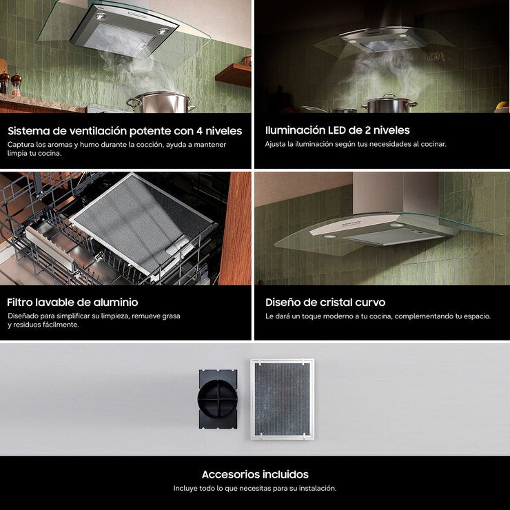Samsung Campana de Pared 90cm Samsung Campana de Pared 90cm