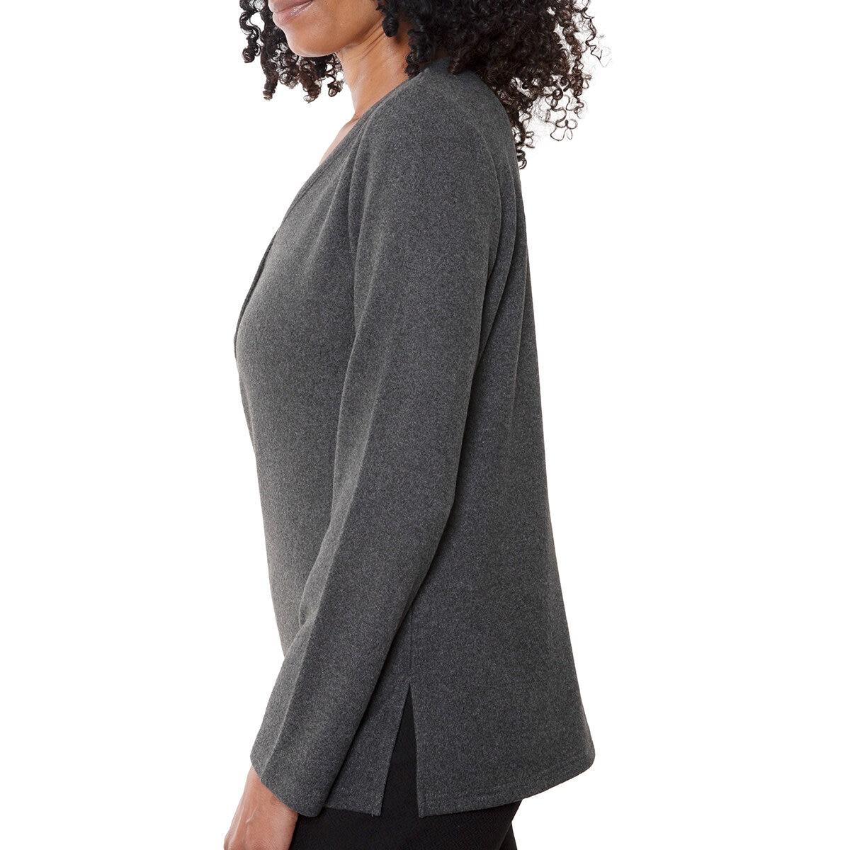 Mario Serrani Blusa para Dama Gris Grande