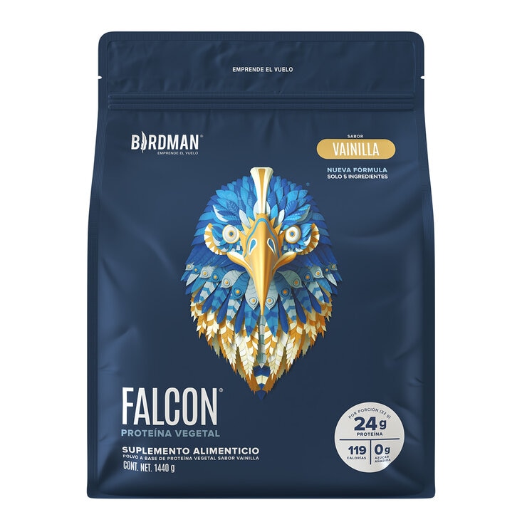 Birdman Falcon Proteína Vegetal Sabor Vainilla 1.440 kg Birdman Falcon Proteína Vegetal Sabor Vainilla 1.440 kg