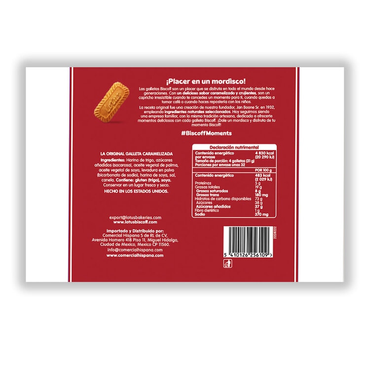 Lotus Bíscoff Galleta de Trigo Caramelizada 1 kg