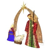 Set de Nacimiento con Luces Parpadeantes 2.10 m