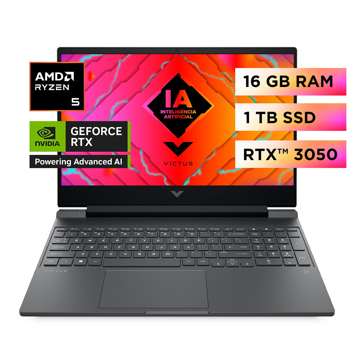 HP Victus Gaming 15-fb2015la Laptop 15.1'' Full HD AMD Ryzen 5