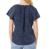Cupio Blusa para Dama Azul Extra Grande