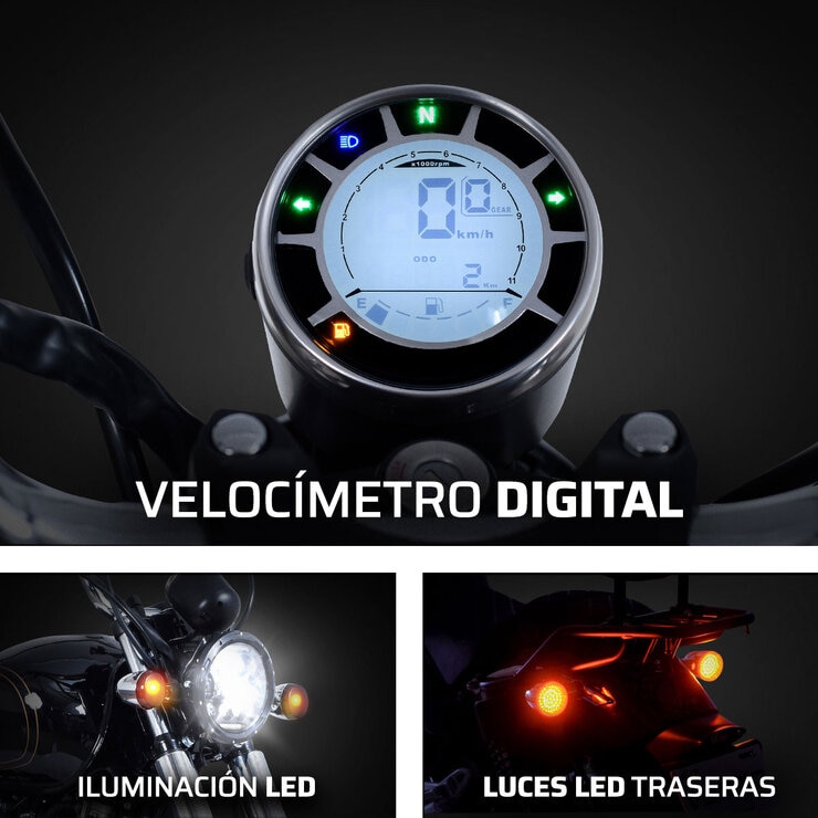 Vento Motocicleta Thunderstar 300cc Negro