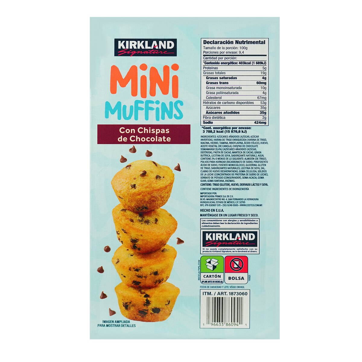 Kirkland Signature Mini Muffin Bites 20/47 g