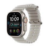 Apple Watch Ultra 4 (GPS + Celular) 49mm Titanio Natural + Correa Ocean Gris Translúcido - Unitalla Apple Watch Ultra 4 (GPS + Celular) 49mm Titanio Natural + Correa Ocean Gris Translúcido - Unitalla