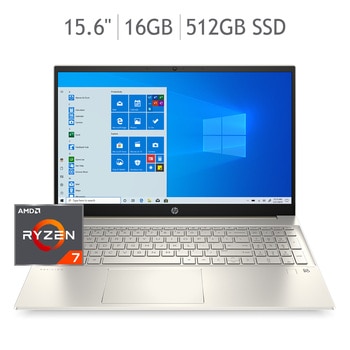 HP Pavilion Laptop 15.6"  AMD Ryzen™R7-4700U 16GB 512GB SSD 15-eh0003la