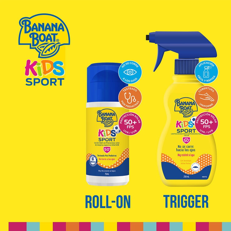Banana Boat Kids, Protector Solar 3 pzas