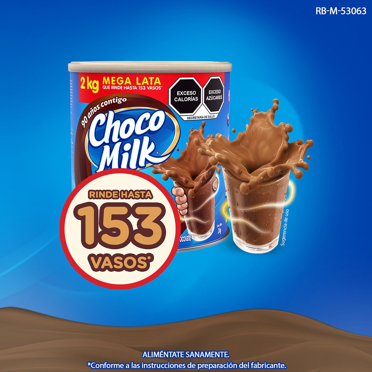 Choco Milk Chocolate en Polvo Fortificado 2 kg