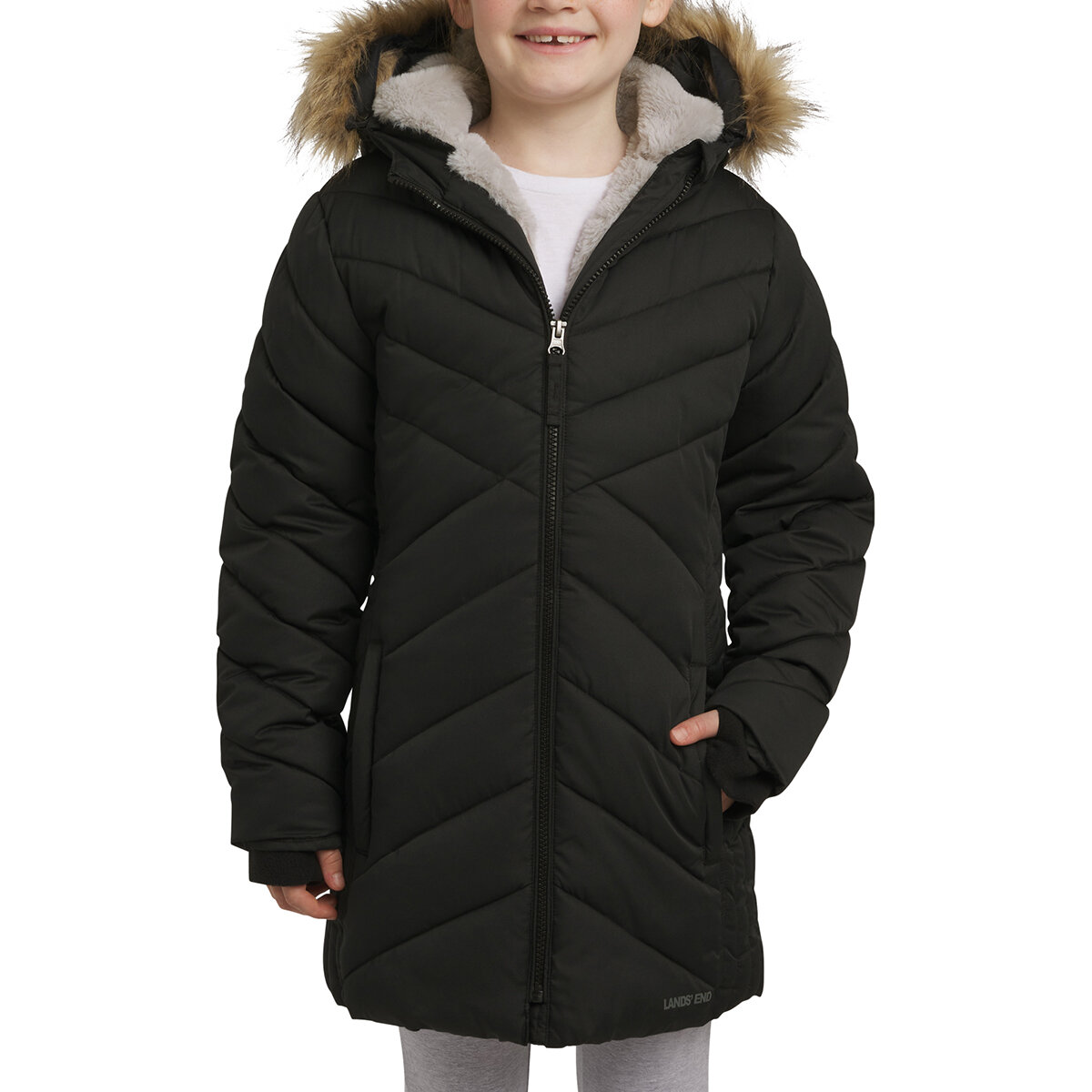 Lands' End Chamarra para Niños y Niñas Varias Tallas y Colores