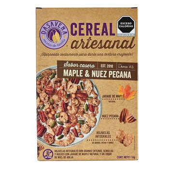 Dasavena Cereal Maple & Nuez Pecana 1 Kg P.240