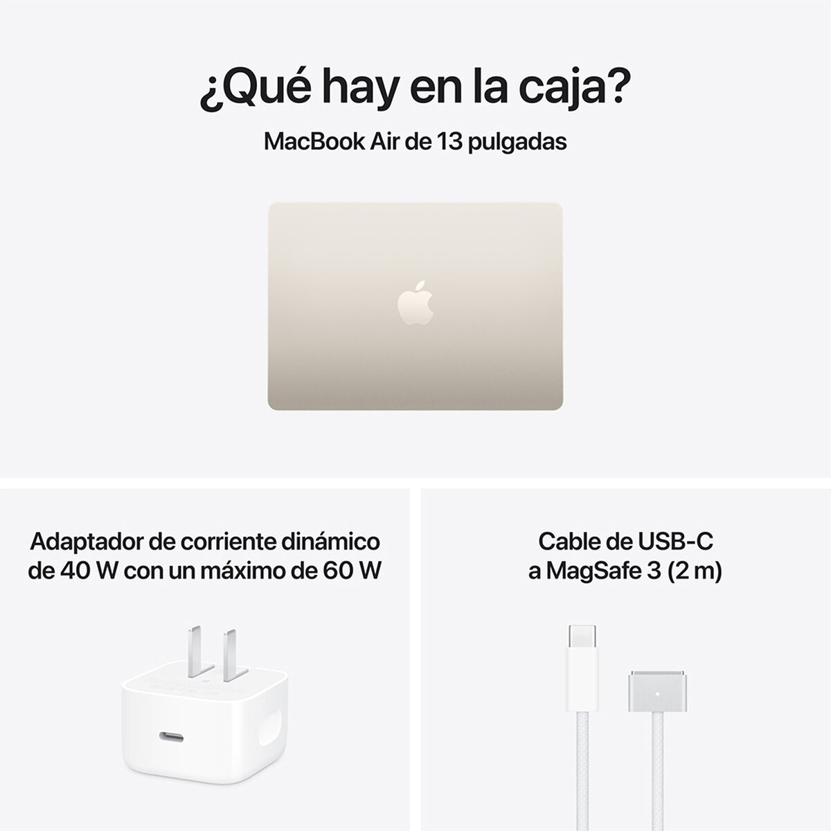 Apple MacBook Air 13" M5 16GB 512GB SSD Blanco Estelar Apple MacBook Air 13" M5 16GB 512GB SSD Blanco Estelar