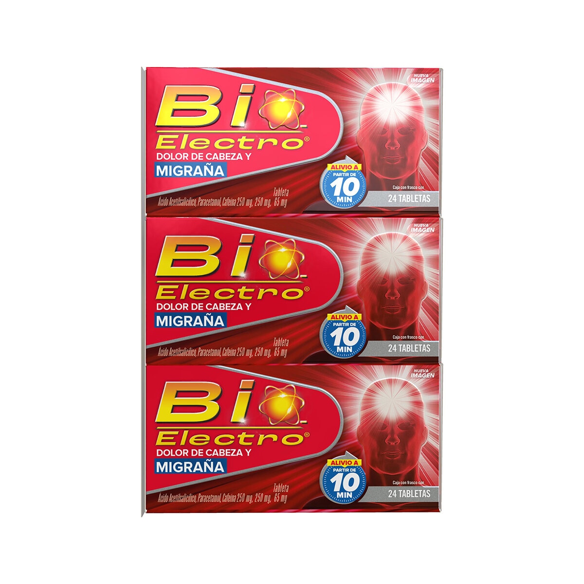 Bioelectro 3 Frascos de 24 Tabletas c/u